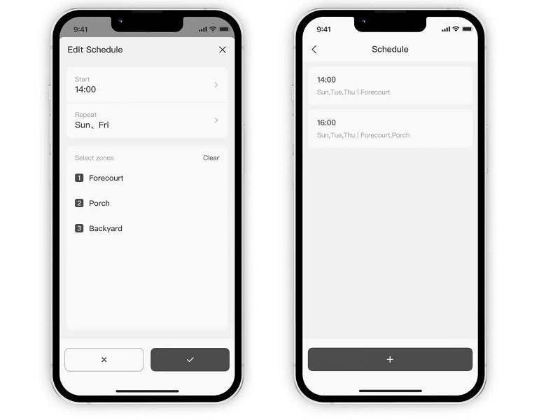 Set Mowing Schedule-fr4000